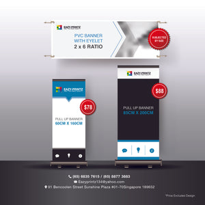 Commercial Pull-Up Banner Printing - eazyprintz - Top Printing Service In Singapore