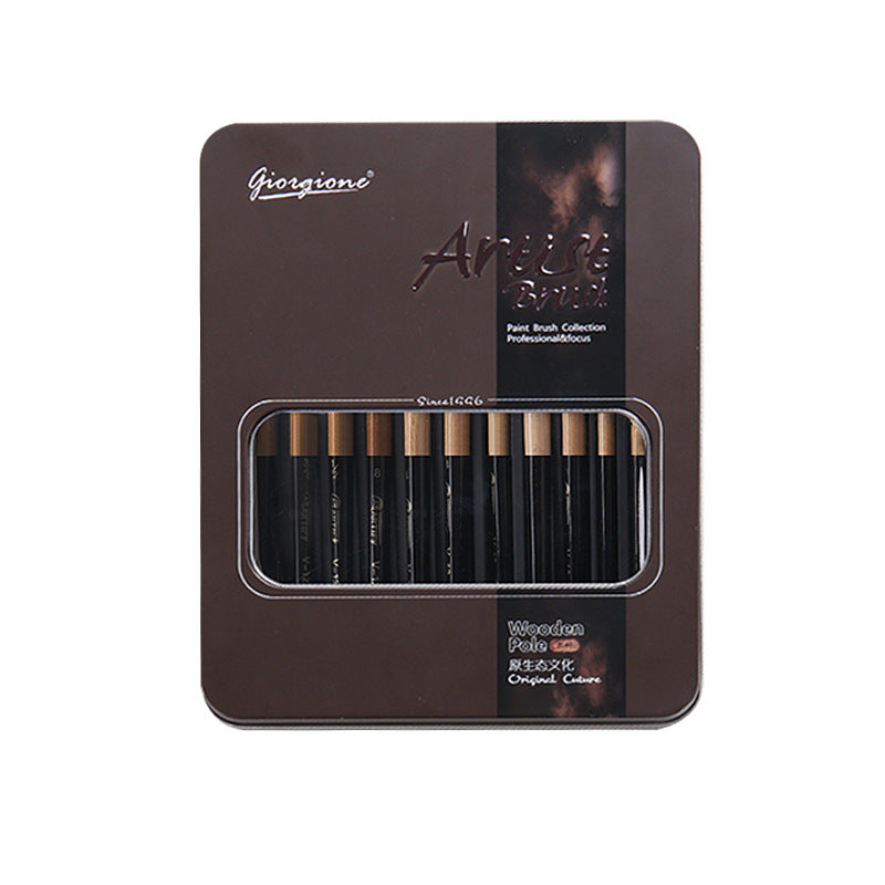 Gouache nylon hair brush set