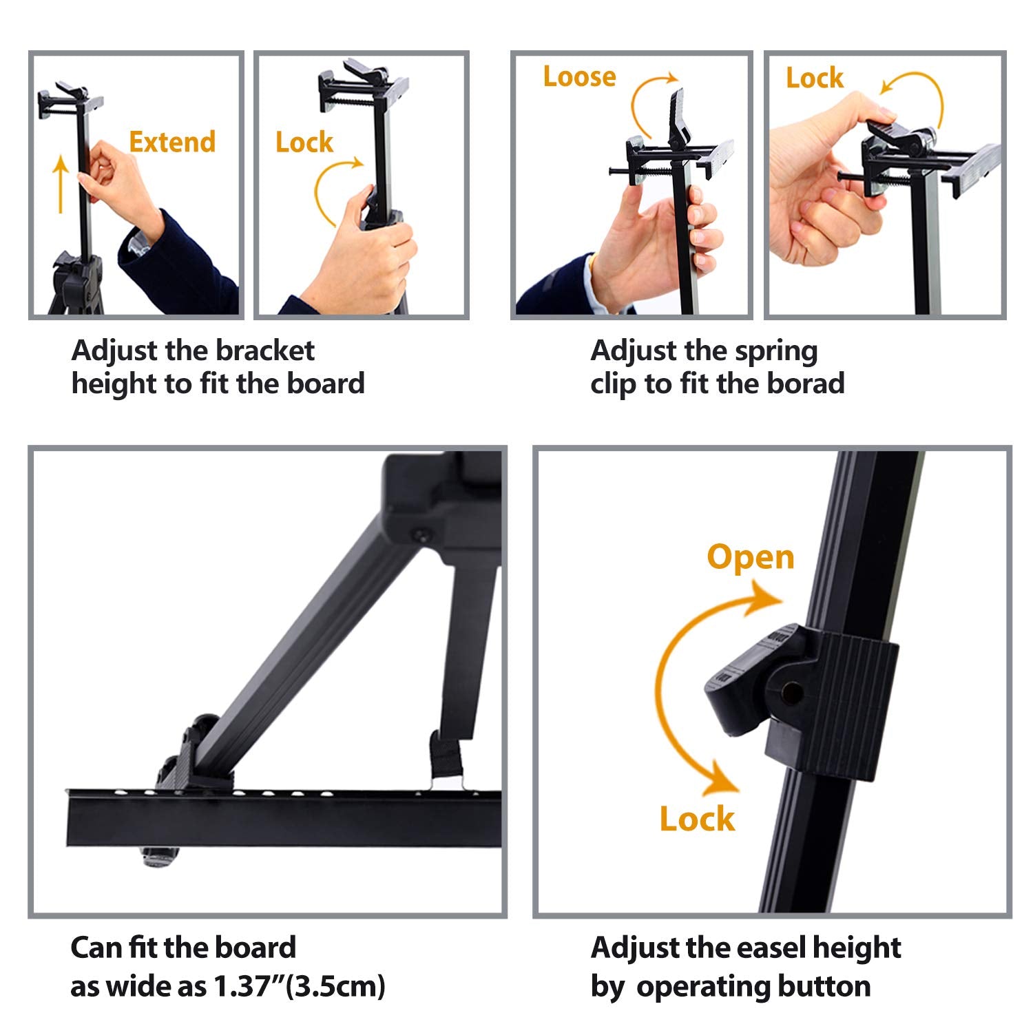 Adjustable Metal Sketch Easel Stand-eazyprintz - Top Printing Service In Singapore