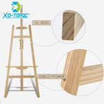 Wooden Adjustable Pine Wood Art Painting Easel - eazyprintz - Top Printing Service In Singapore