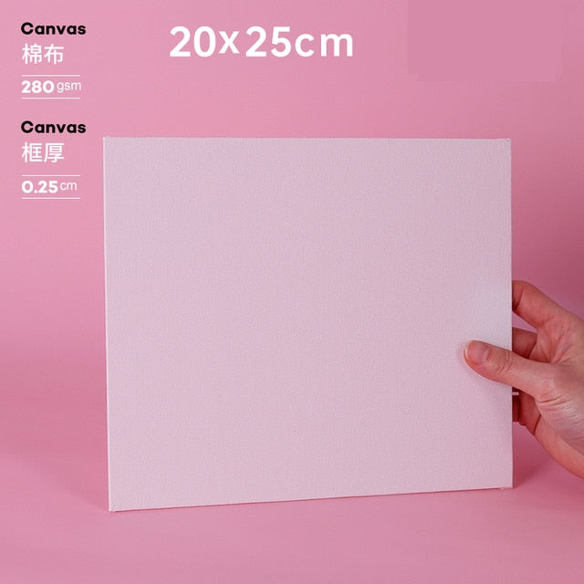 Square Shape White Painting Canvas In Multiple Sizes - eazyprintz - Top Printing Service In Singapore