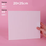 Square Shape White Painting Canvas In Multiple Sizes - eazyprintz - Top Printing Service In Singapore