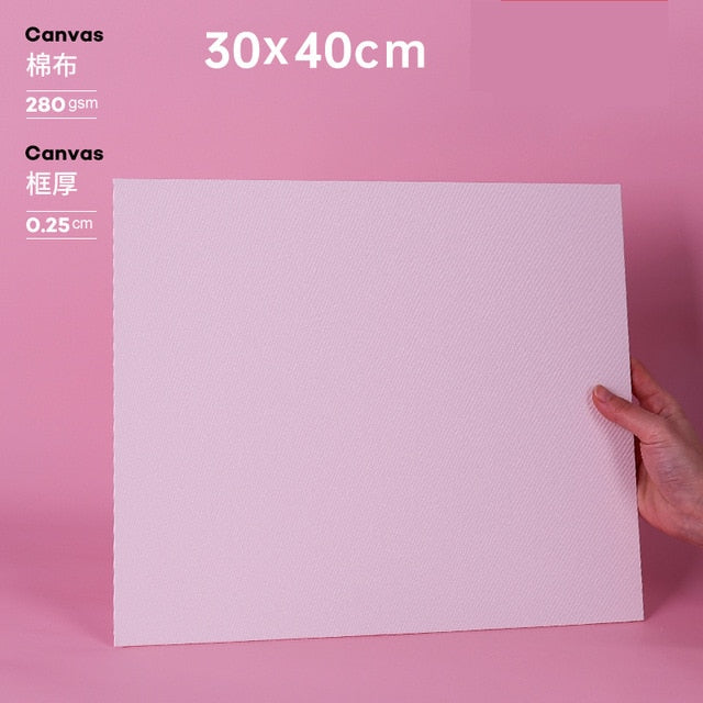 Square Shape White Painting Canvas In Multiple Sizes - eazyprintz - Top Printing Service In Singapore